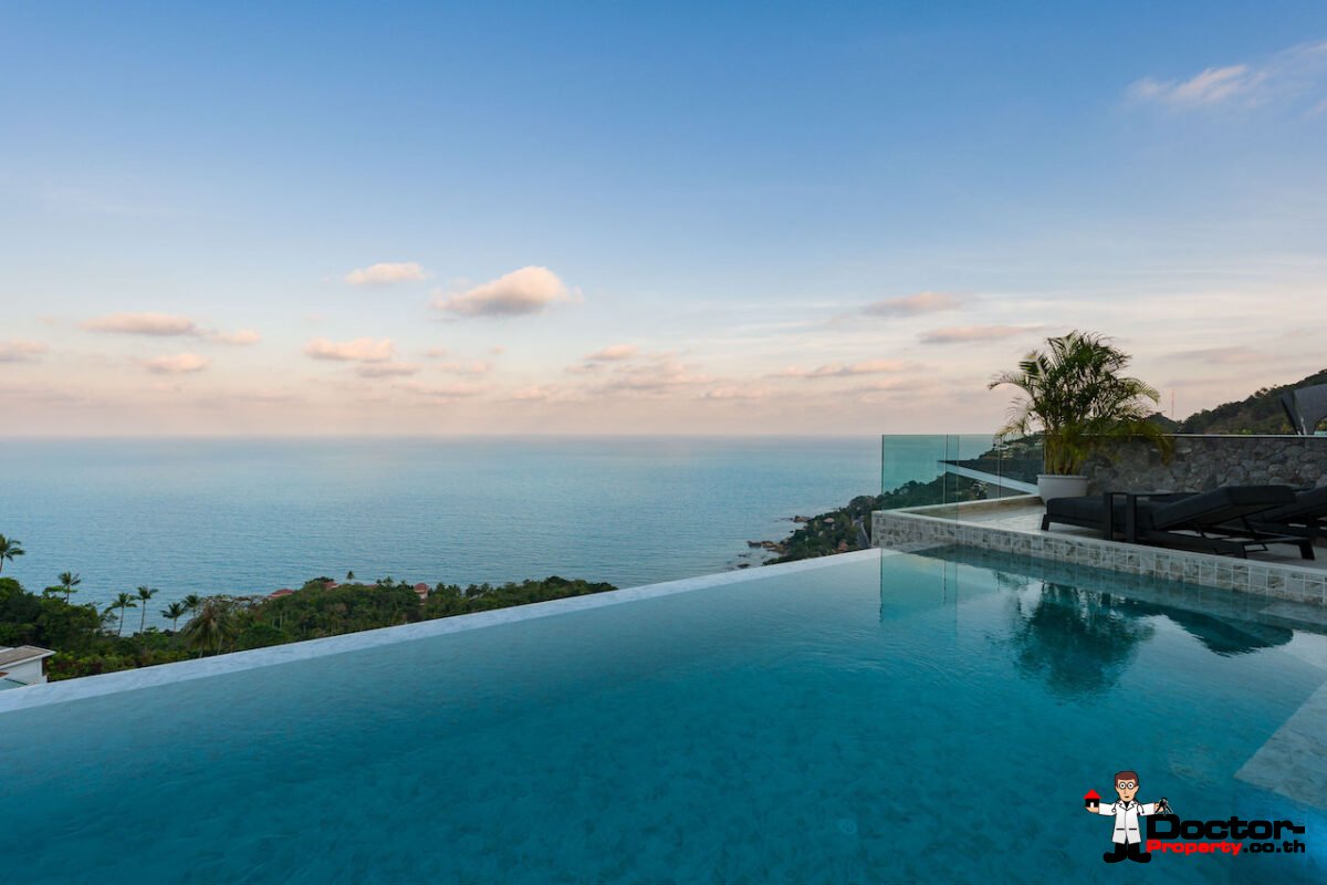 Stunning 4 Bedroom Sea View Villa - Chaeweng Noi - Koh Samui - for sale